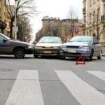 3 car accident in intersection Queener Law